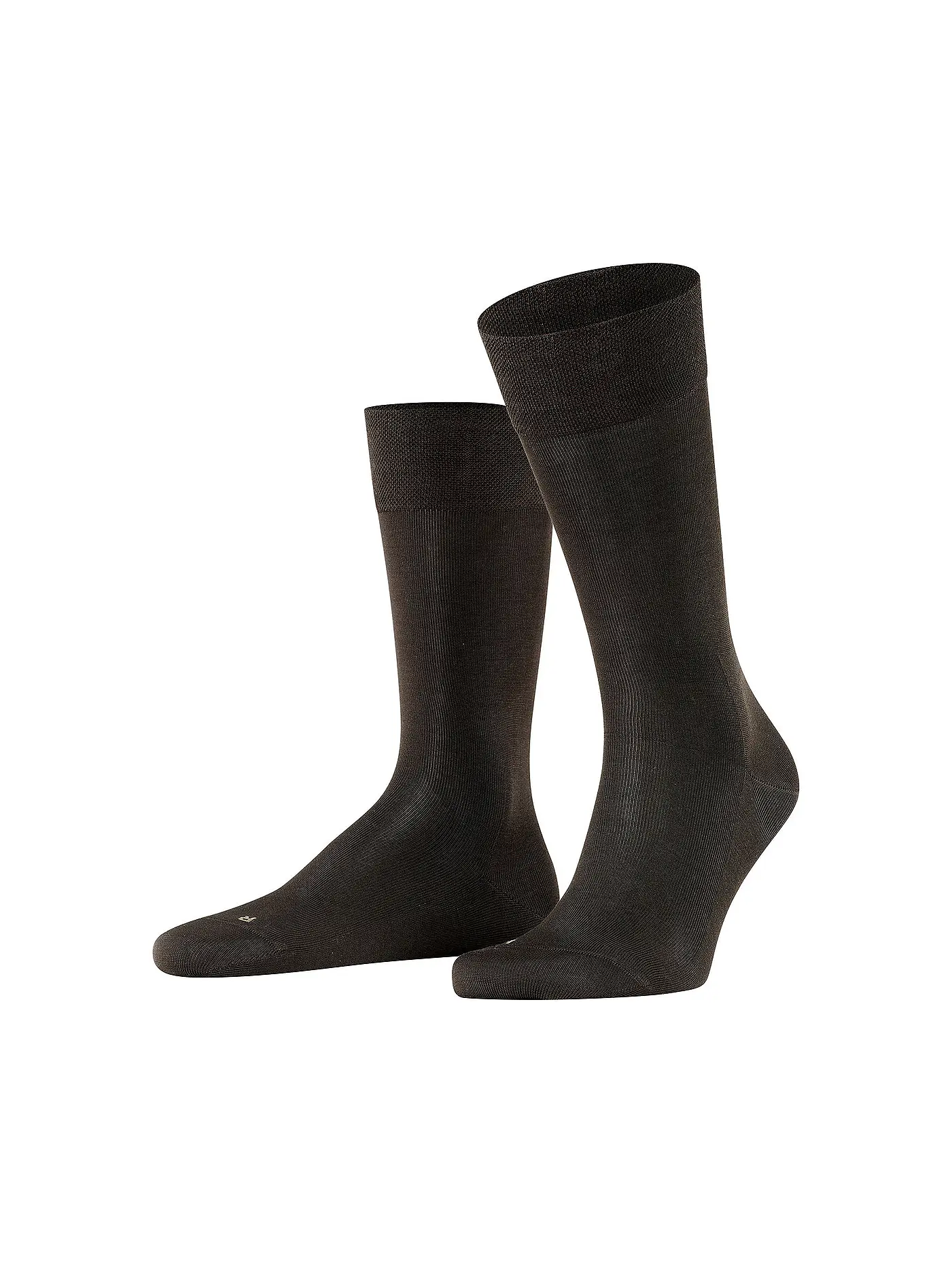 FALKE | Herren Socken Sensitive Malaga pebble mel | braun